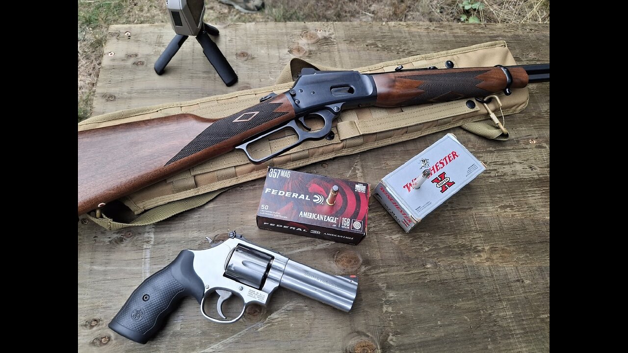 .357 Magnum chronograph; 1894 Marlin vs. S&W 686.