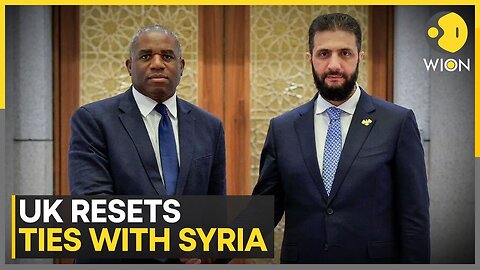 UK FM Lammy Meets Syrian Interim President, Pledges $129 Million Aid To Syria | WION