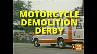 MORORCYCLE DEMOLITION DERBY - PAINSVILLE FAIRGROUNDS c1988