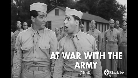 At War with the Army (1950) | Dean Martin & Jerry Lewis Comedy | Public Domain Classic