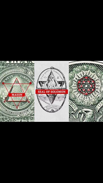 ⚫️🔺 Seal Of Solomon ▪️ NWO; Satanism; Freemasonry; Enslavement to Central Banking