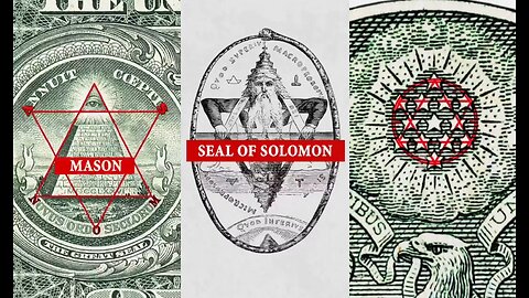 ⚫️🔺 Seal Of Solomon ▪️ NWO; Satanism; Freemasonry; Enslavement to Central Banking