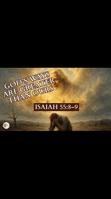 God’s Ways Are Greater Than Yours Isaiah 55:8-9