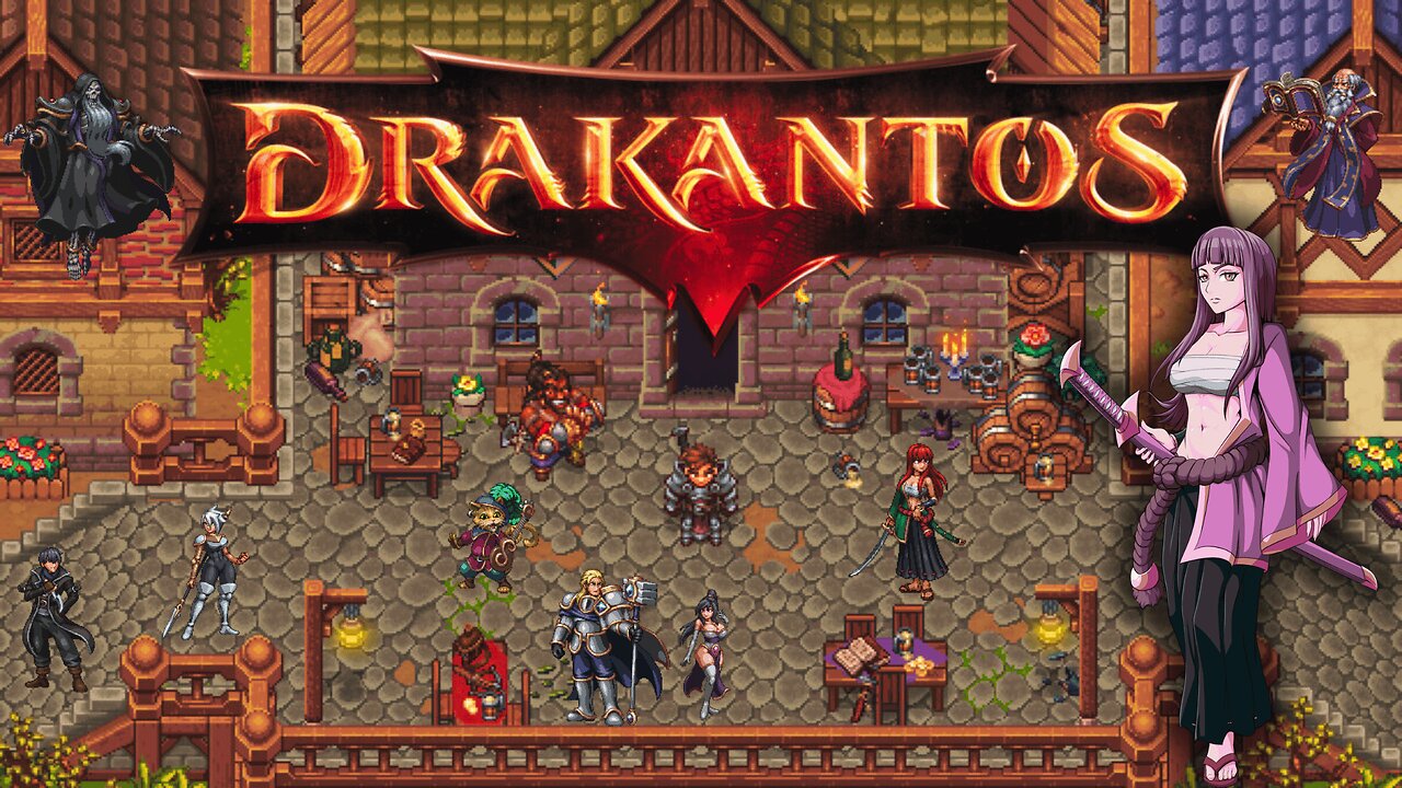 Upcoming Pixel Art MMORPG Drakantos