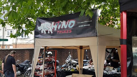 Rhino trikes at the 2024 Calne bike show
