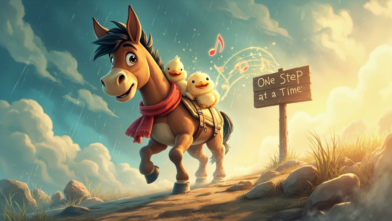 Mule Moves the Mountain 🫏⛰️ | Kids Song About Grit & Helping Others