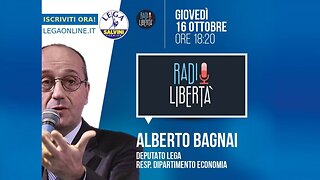 🔴 QUI PARLAMENTO - On. Alberto Bagnai, Responsabile economico Lega, a Radio Libertà (16.10.2025).