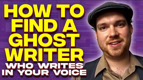 Find a Ghostwriter Who Writes in Your Voice ft Celebrity Ghostwriter and Writing Coach Joshua Lisec