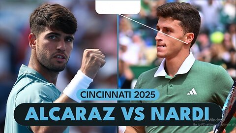 Carlos Alcaraz vs Luca Nardi Match Highlights | Cincinnati 2025