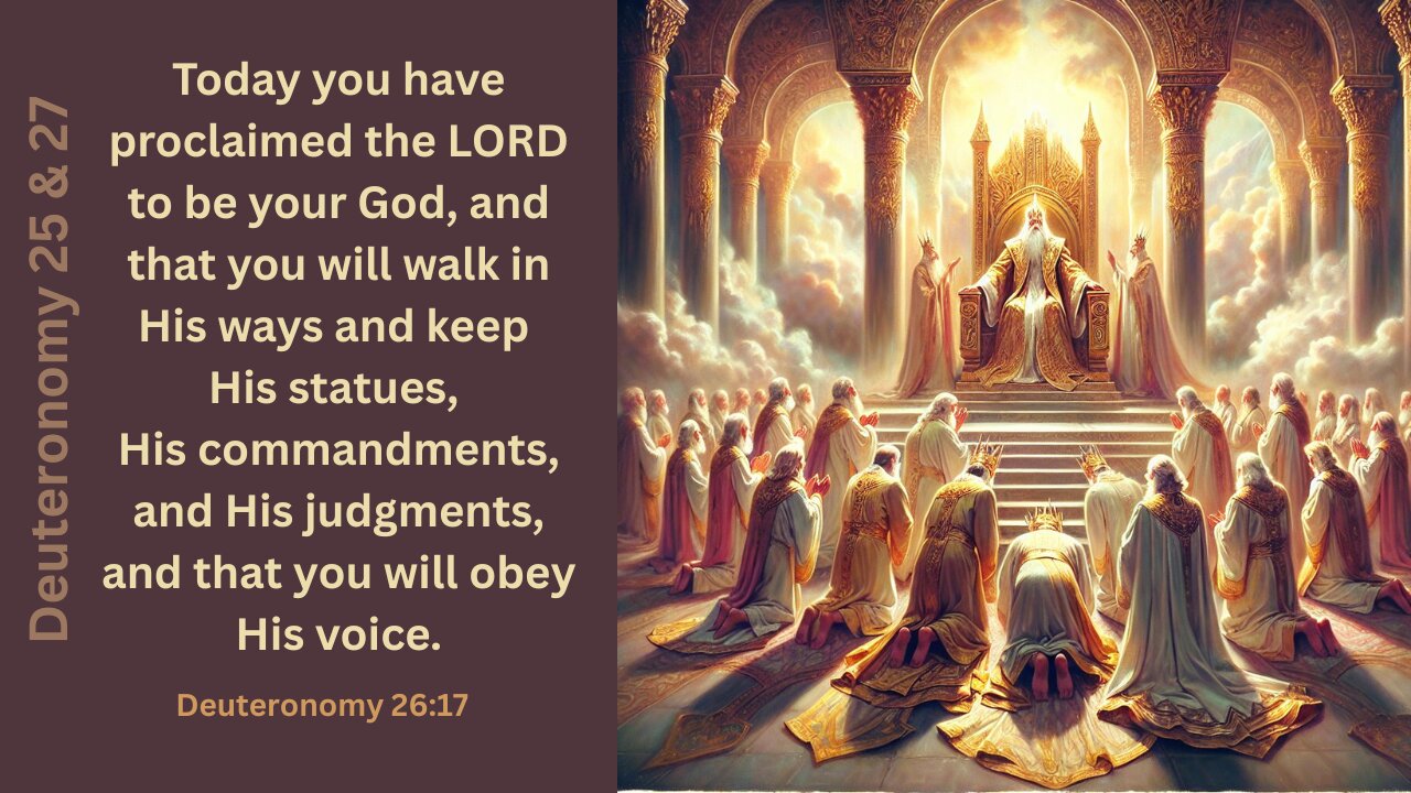Deuteronomy 26 & 27 : Firstfruits, Tithes, Cursings