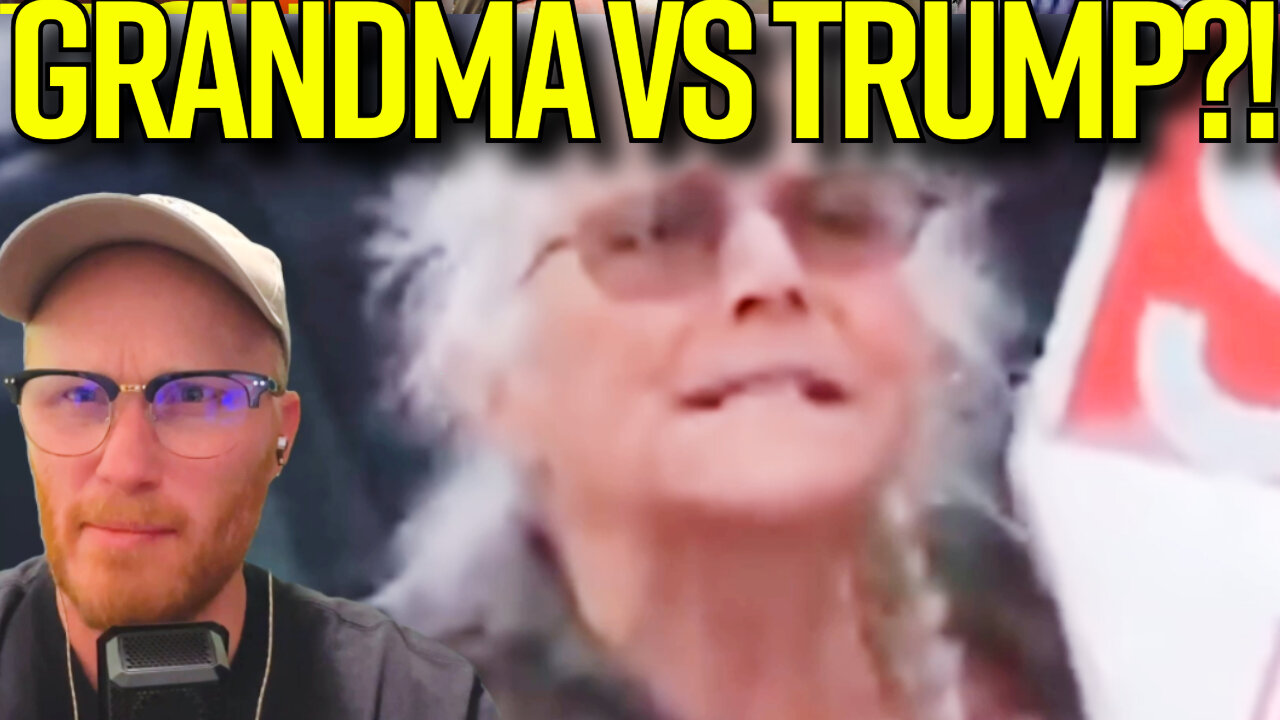 Boomer Protesters LOSE IT Outside ICE Facility 😂 | Who Let Grandma Out?