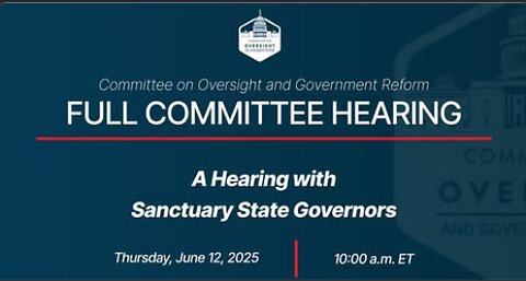A Hearing with Sanctuary State Governors