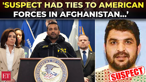 ‘Suspect worked with CIA in Afghanistan’: Kash Patel reveals new details in DC Nat’l Guard shooting