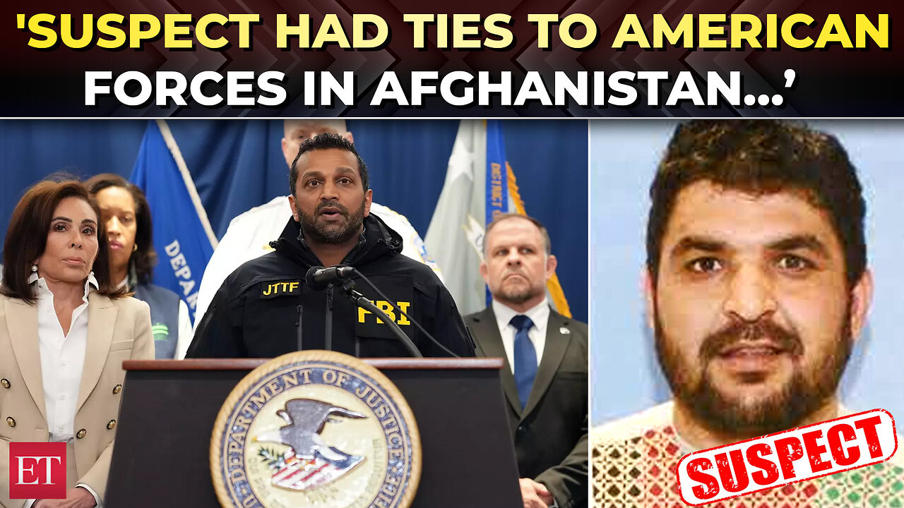 ‘Suspect worked with CIA in Afghanistan’: Kash Patel reveals new details in DC Nat’l Guard shooting