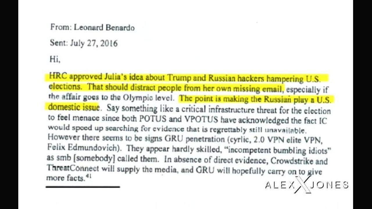 BREAKING: US Senate Releases Docs Proving Hillary Knew Trump Was Innocent Of Russian Collusion
