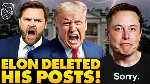 Elon Fully Surrenders to Trump, Deletes ALL Tweets After JD Vance Goes SAVAGE-MODE Against Musk