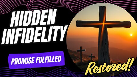 Hidden Infidelity, a Promise to Restore Fulfilled - What a difference a year can make