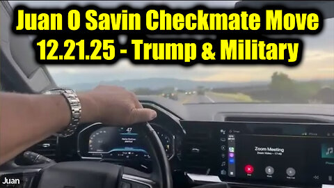Juan O Savin Checkmate Move 12.21.25 - Trump & Military