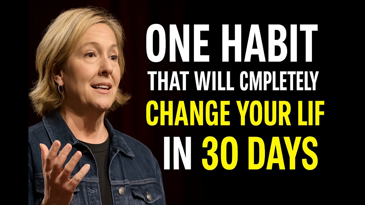 One Habit That Will Completely Change Your Life in 30 Days | Life-Changing Speech