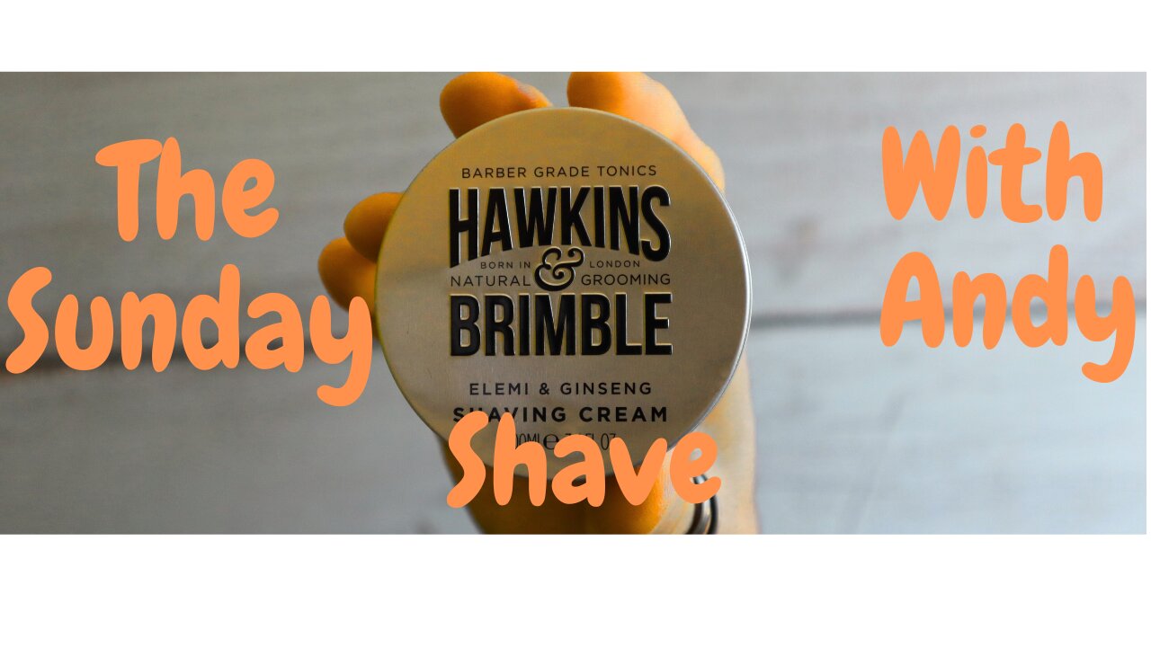Andy's Sunday Shave with Hawkins & Brimble Cream