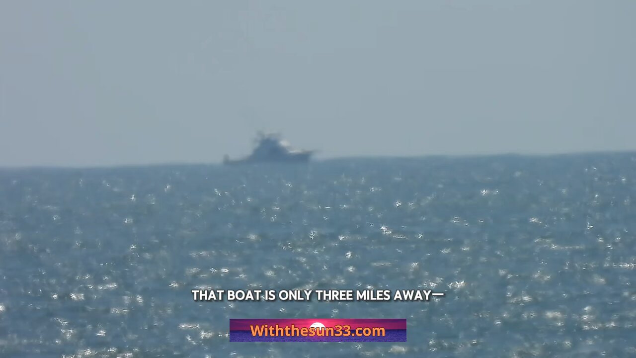 The beach proves the Earth is not a ball