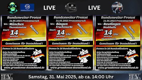 🔴 💥LIVE Konferenz: Gemeinsam für Deutschland aus Bingen, München, Reutlingen