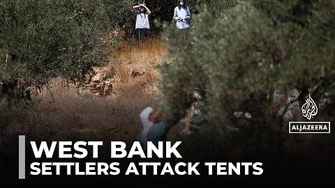Israeli settlers attack tents: Palestinians assaulted in village of Khallet al-Daba
