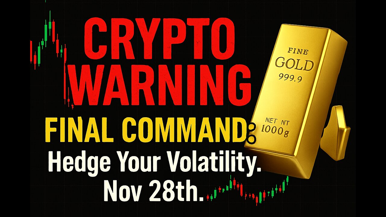 CRYPTO WARNING: FINAL COMMAND to Hedge Your Volatility. Nov 28th.