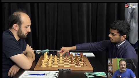 Nihal Sarin played an amazing game to beat Aram Hakobyan