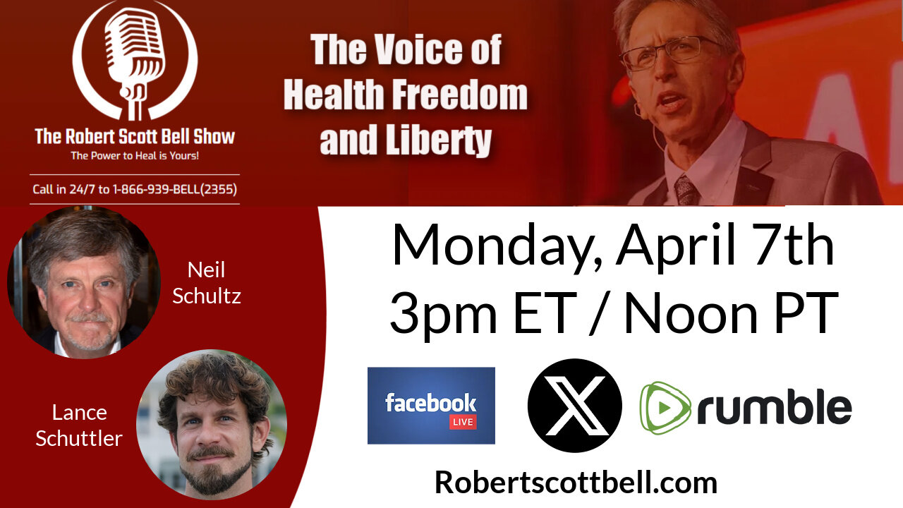 Live from SLC! Neil Schultz, MAHA Tour, Lance Schuttler, Ascent Nutrition, FDA’s Failures, Free Speech - The RSB Show 4-7-25