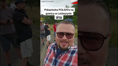 Nagrał ustawkę telewizji. Tak wygladają zapewnienia o bezpieczeństwie i kontrole służb na granicy.