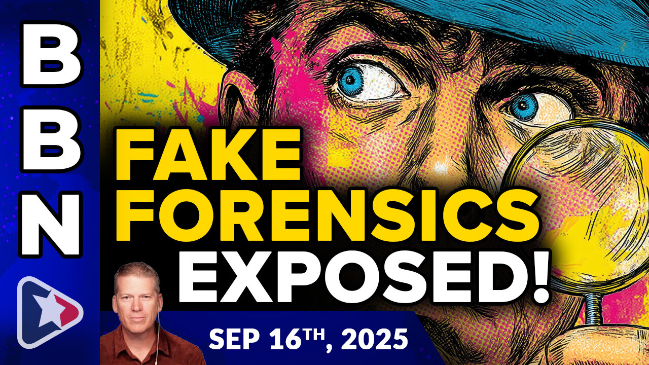 BBN, Sep 16, 2025 – FAKE FORENSICS EXPOSED! The FBI is pushing loads of fake evidence...