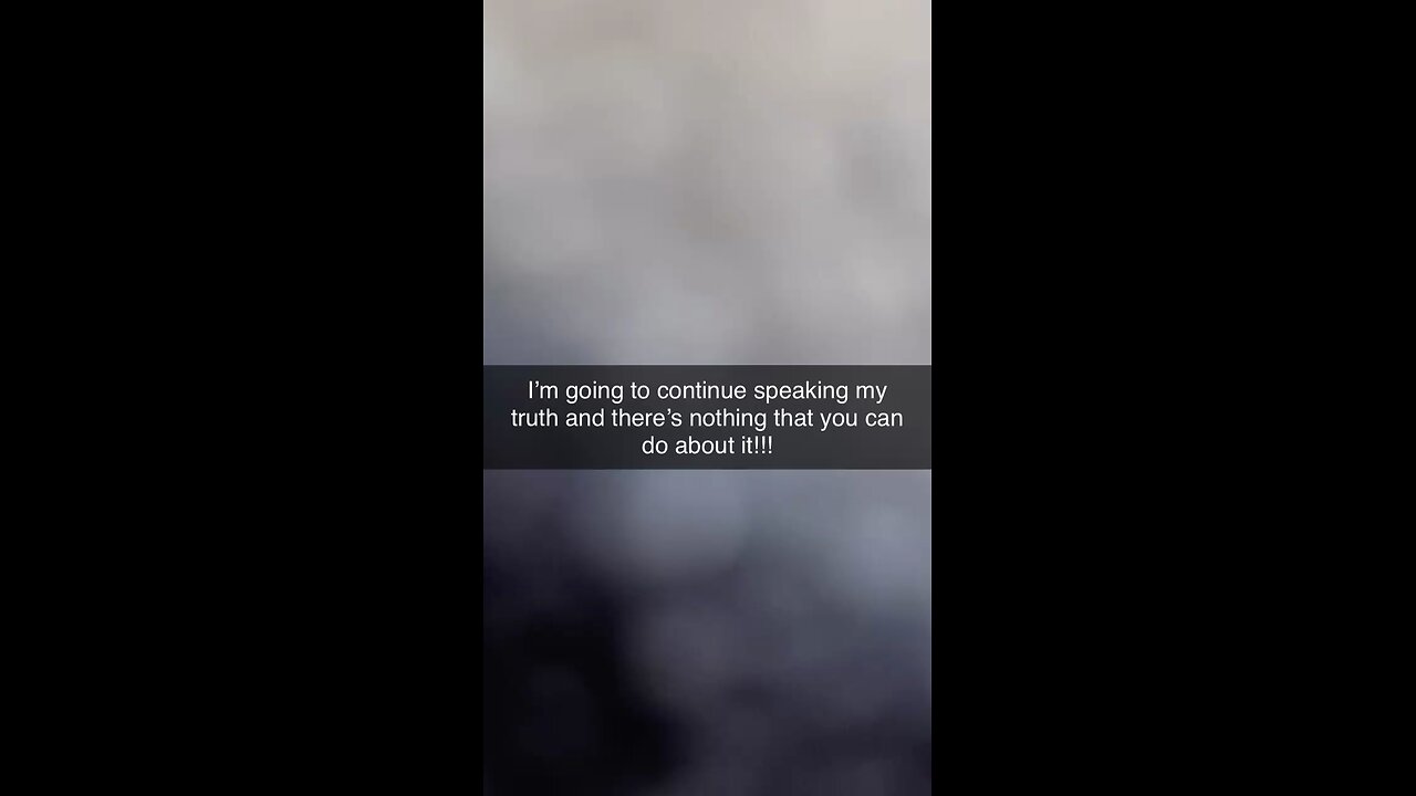 Im never gonna stop speaking the truth