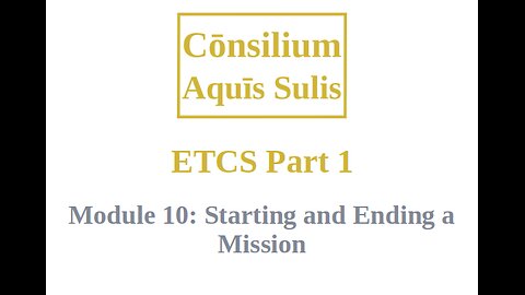 ETCS Part 1 Module 10 (English)