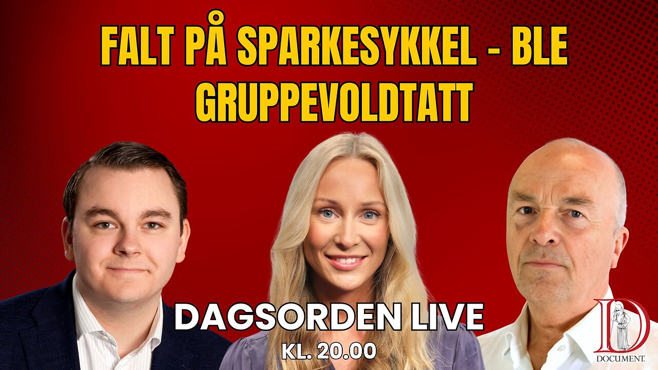 Falt på sparkesykkel – ble gjengvoldtatt | Dagsorden 20. juni