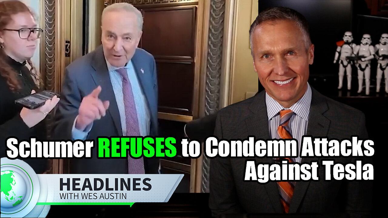 Chuck Schumer Refuses to Condemn Attacks Against Tesla, Says 'Elon Musk is a Disaster for America'