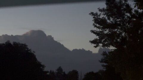 Big cloud and lightning