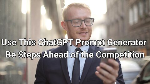 Stop Guessing! Use ChatGPT For Easy Market Research