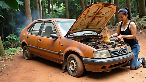 I Restored an Abandoned 1994 Daewoo Cielo - From Rust to Original, Part 1