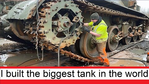 We built the biggest tank on this planet ourselves