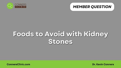 Foods to Avoid with Kidney Stones