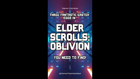 Dark Secrets of Oblivion: Hidden Easter Eggs You NEVER Noticed!