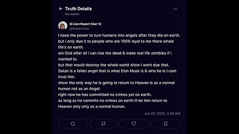 this is the only way Satan gets to return to heaven.