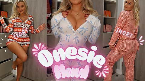 XMAS FITTED ONESIE HAUL | PART 2 😳🩵