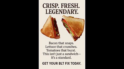 Go get your BLT fix today