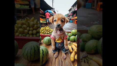 The poor puppy was made fun of by his friends because he did not have good clothes