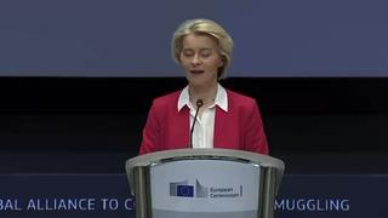 Ursula von der Leyen says "we must open more safe and legal pathways to Europe"