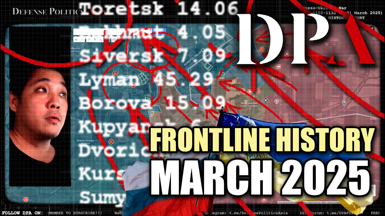 [ Frontline History: March 2025 ] "MASSIVE COLLAPSES" MONTH for Ukraine; Guess the breakout front?