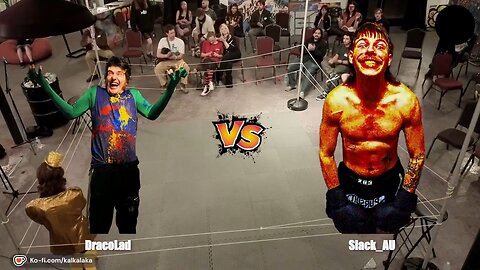DracoLad VS slack_au boxing fight | Stream Stars: Knocked Offline - Night 1