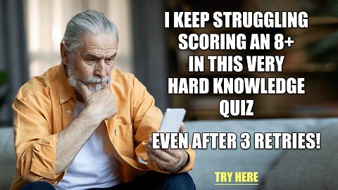 You're going to struggle with this one